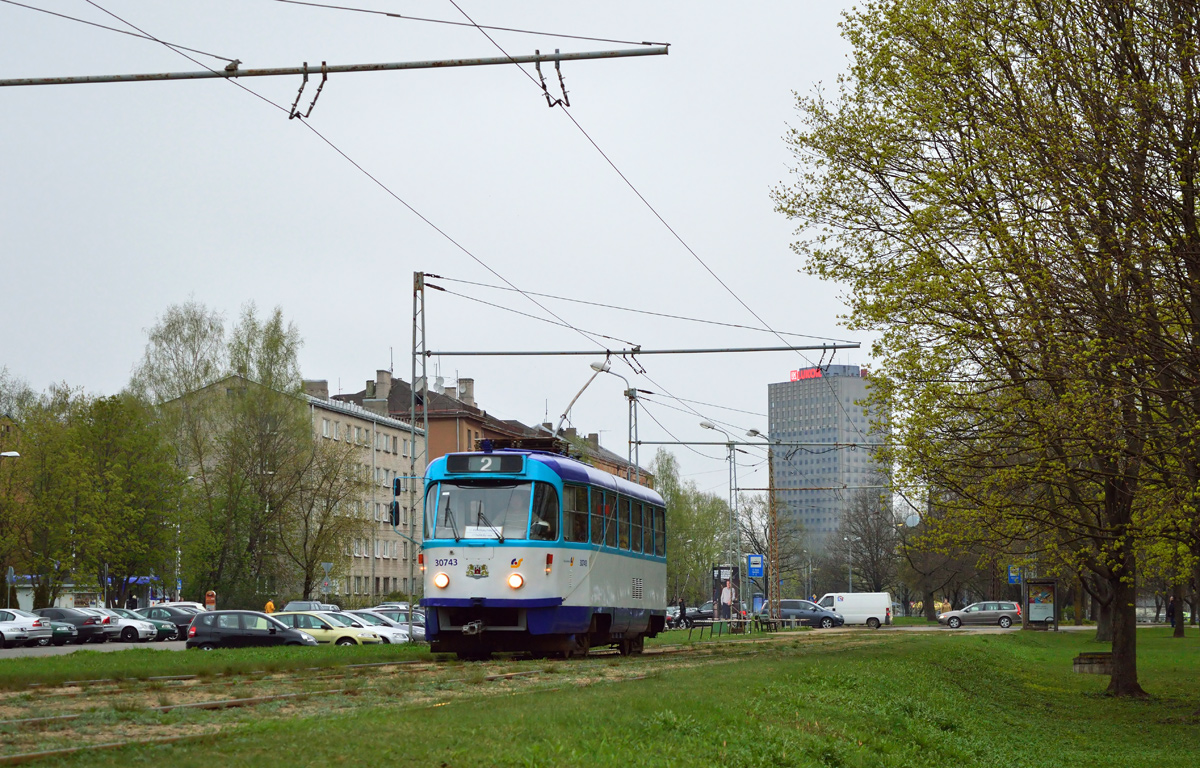 Рига, Tatra T3A № 30743