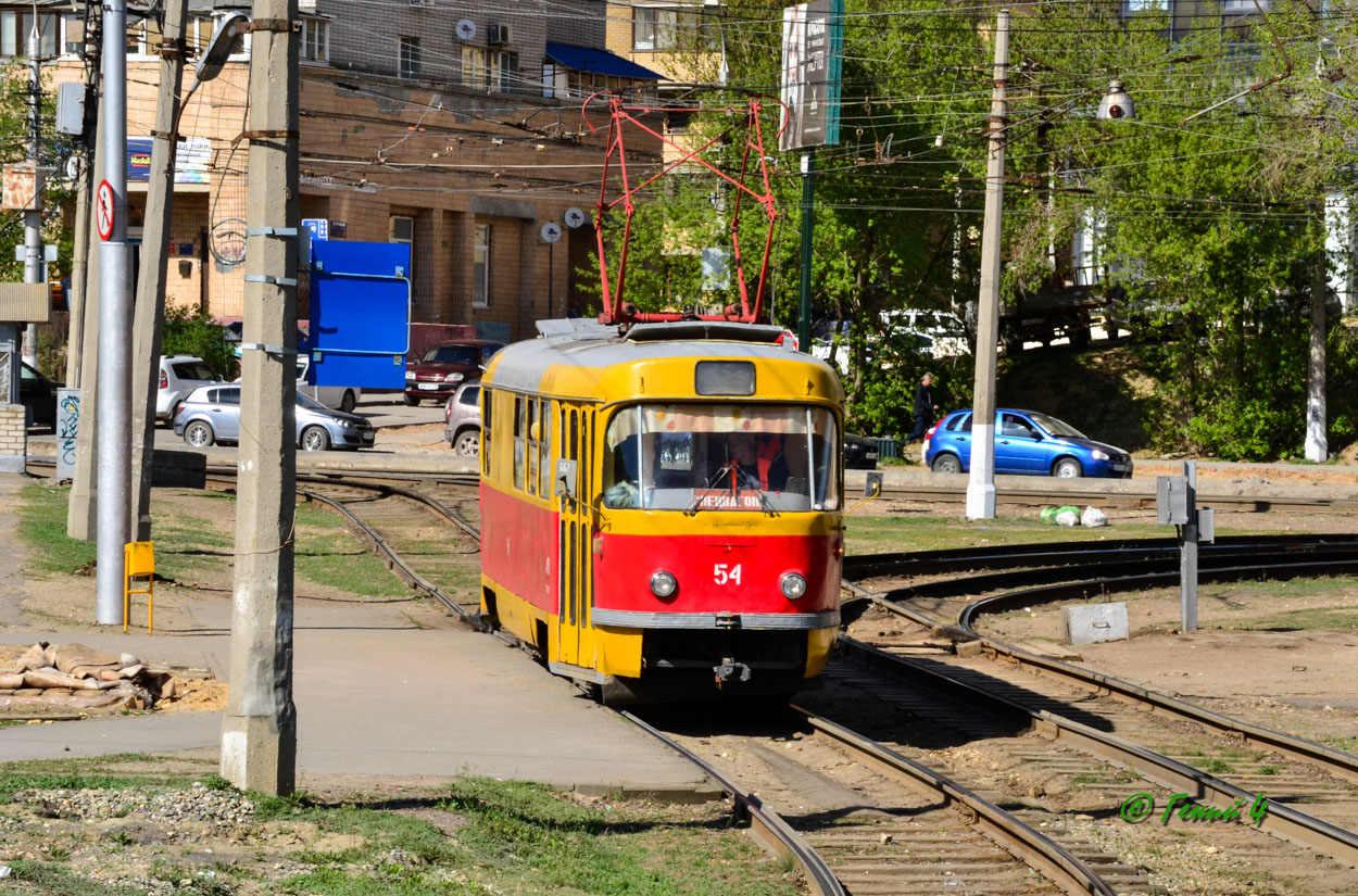 Волгоград, Tatra T3SU (двухдверная) № 54