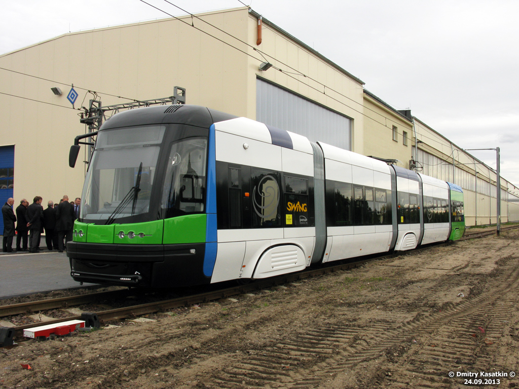 Щецин, PESA Swing 120NaS2 № 813; Быдгощ — Завод PESA Bydgoszcz