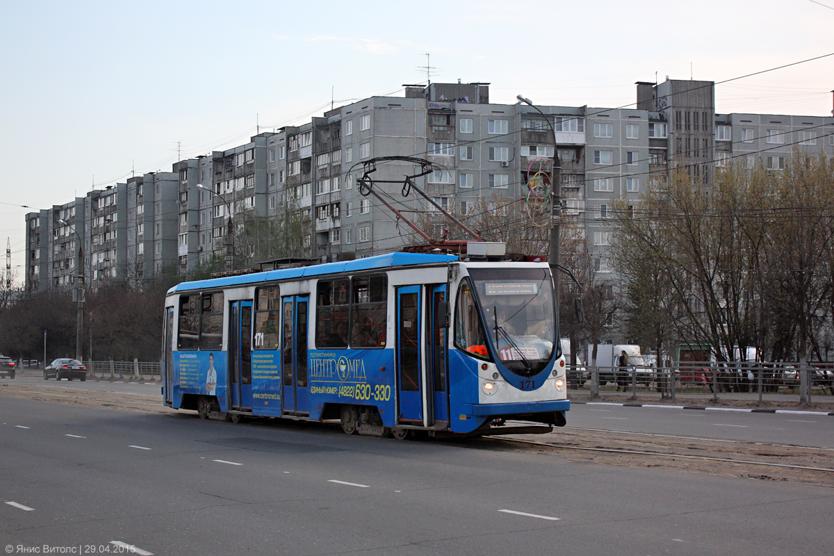 Tver, 71-134A (LM-99AEN) № 171; Tver — Streetcar lines: Central district