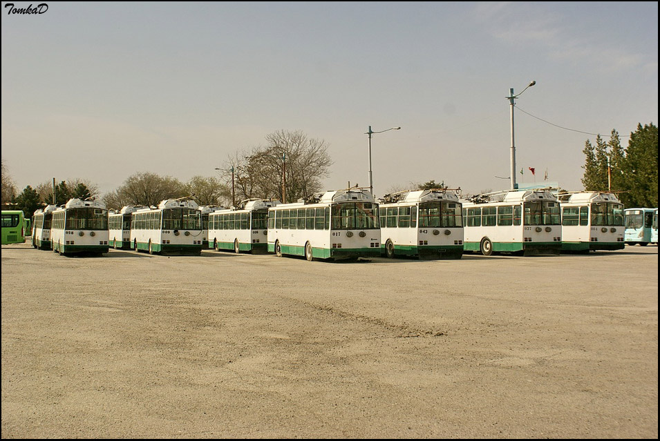 Ashgabat, Škoda 14TrM nr. 028; Ashgabat, Škoda 14TrM nr. 009; Ashgabat, Škoda 14TrM nr. 017; Ashgabat, Škoda 14TrM nr. 043; Ashgabat, Škoda 14TrM nr. 037