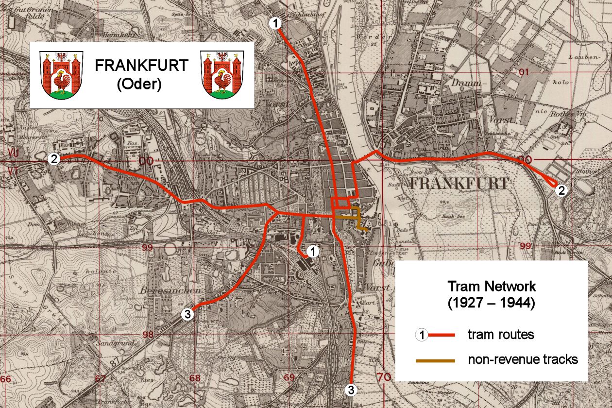 Francfort-sur-l'Oder — Maps