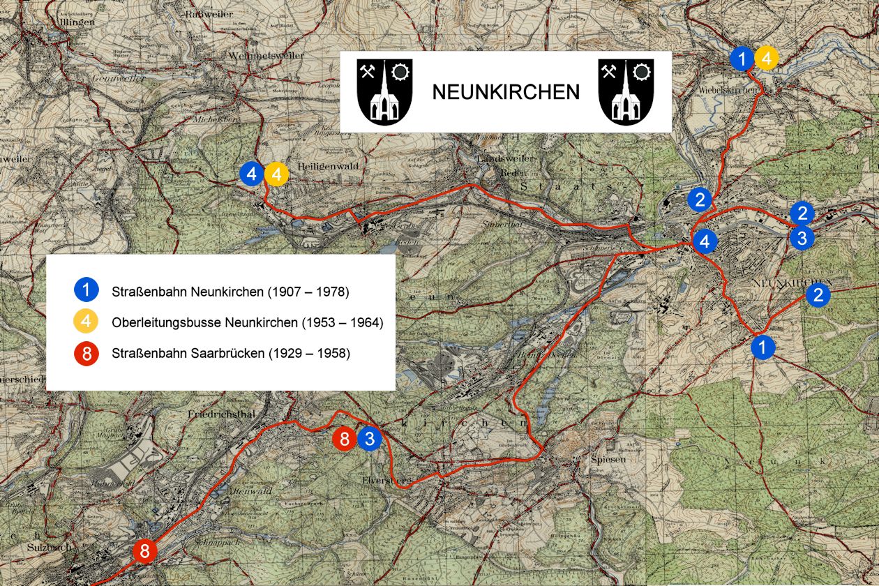 Neunkirchen — Maps