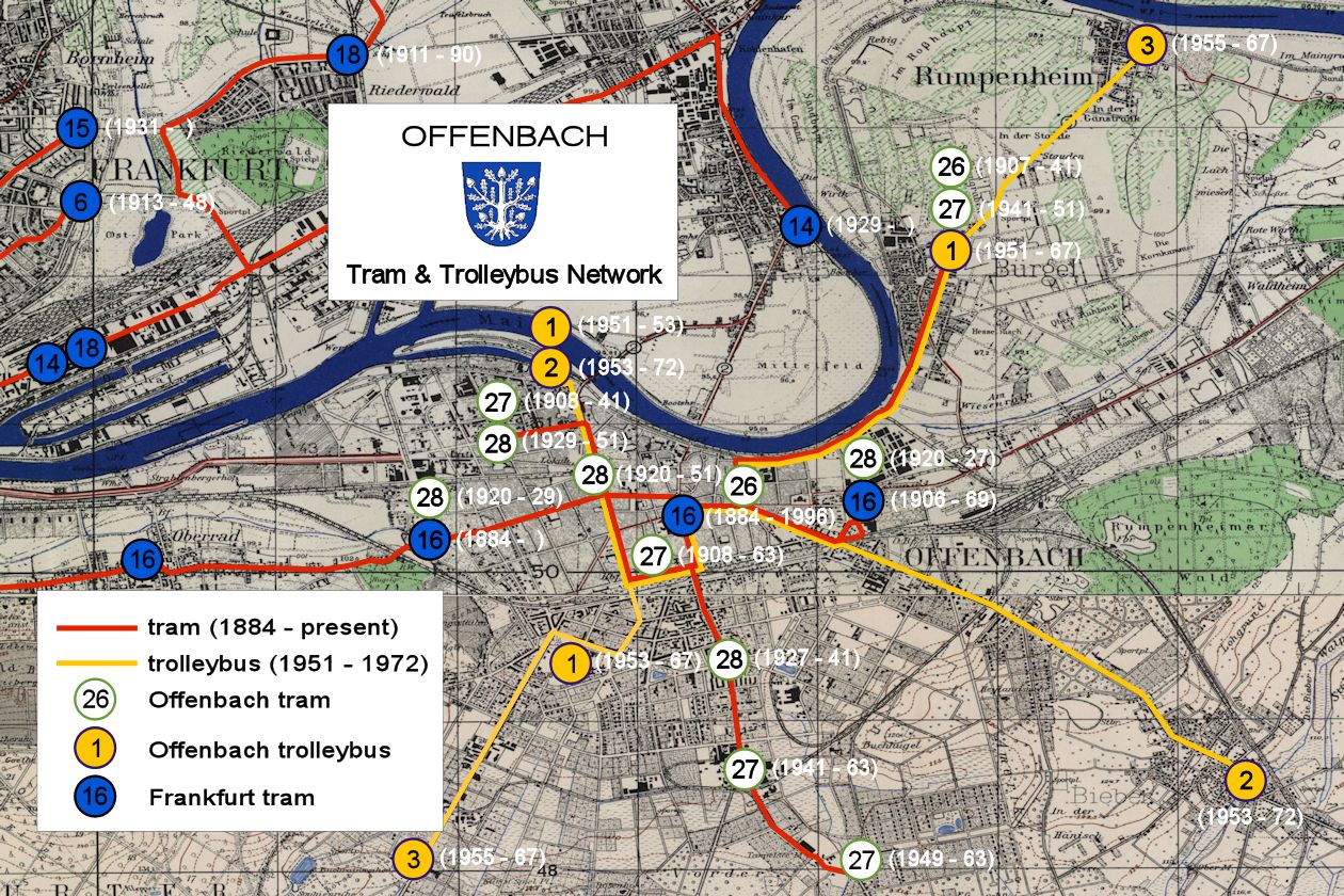 Offenbach am Main — Maps