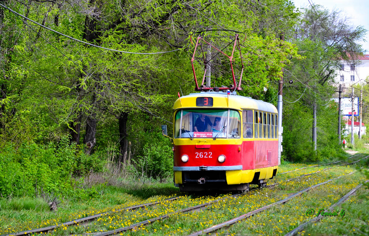 Волгоград, Tatra T3SU (двухдверная) № 2622