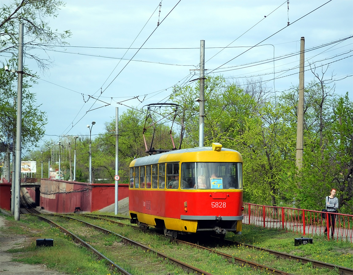 Волгоград, Tatra T3SU № 5828