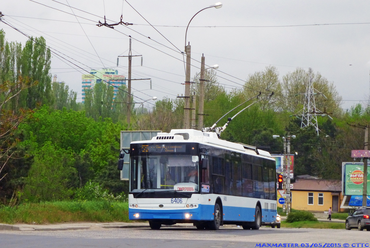 Крымский троллейбус, Богдан Т70115 № 6406