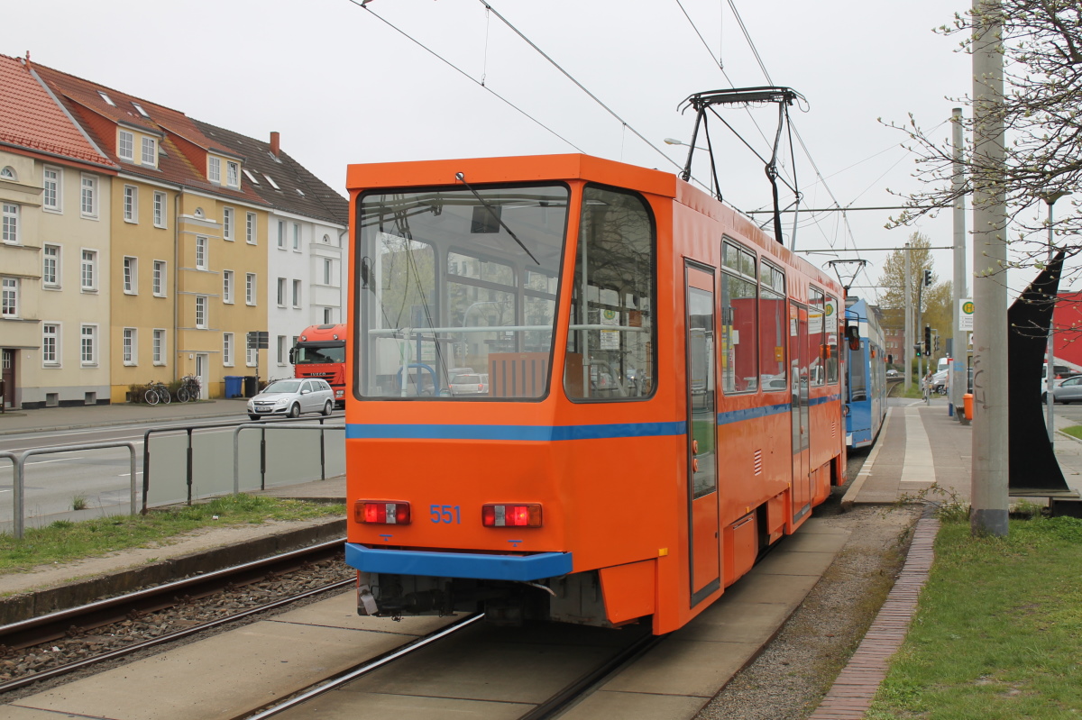 Rostock, Tatra T6A2M č. 551