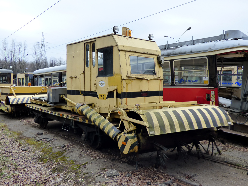 Silesia trams, 2-axle trailer car # 22