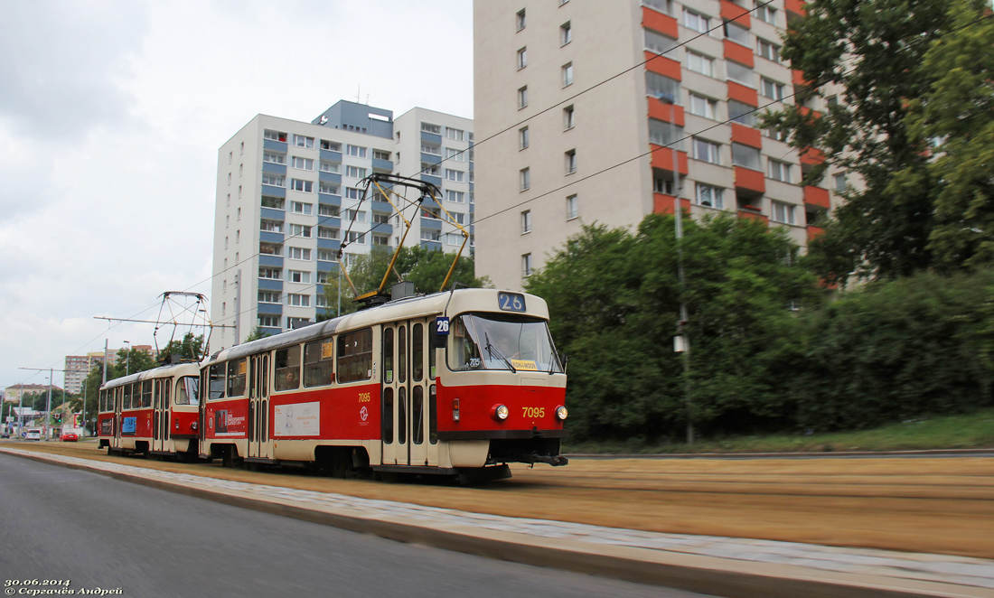 Прага, Tatra T3SUCS № 7095