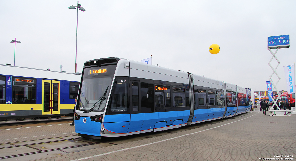 Rostock, Vossloh 6N2 — 608; Berlin — InnoTrans 2014