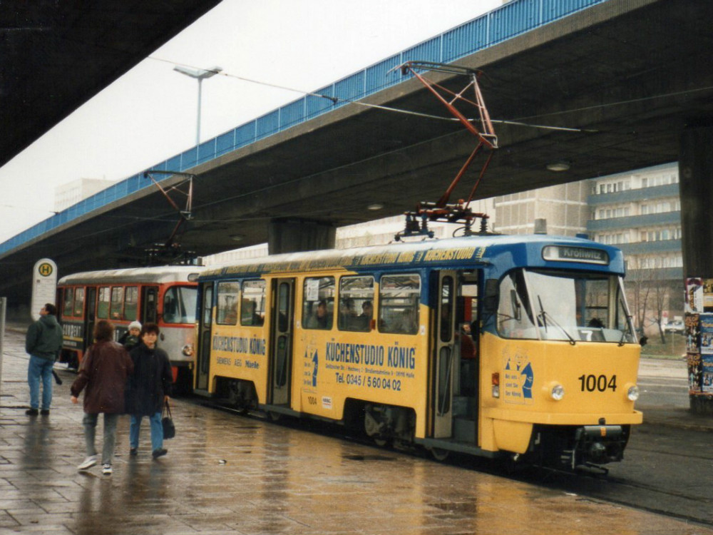 Halle, Tatra T4D — 1004