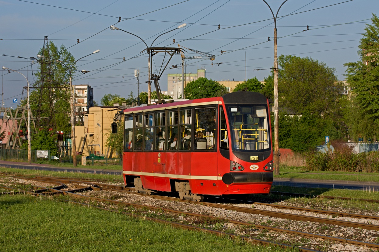 Tramwaje Śląskie, Konstal 105N-HF11AC Nr 728