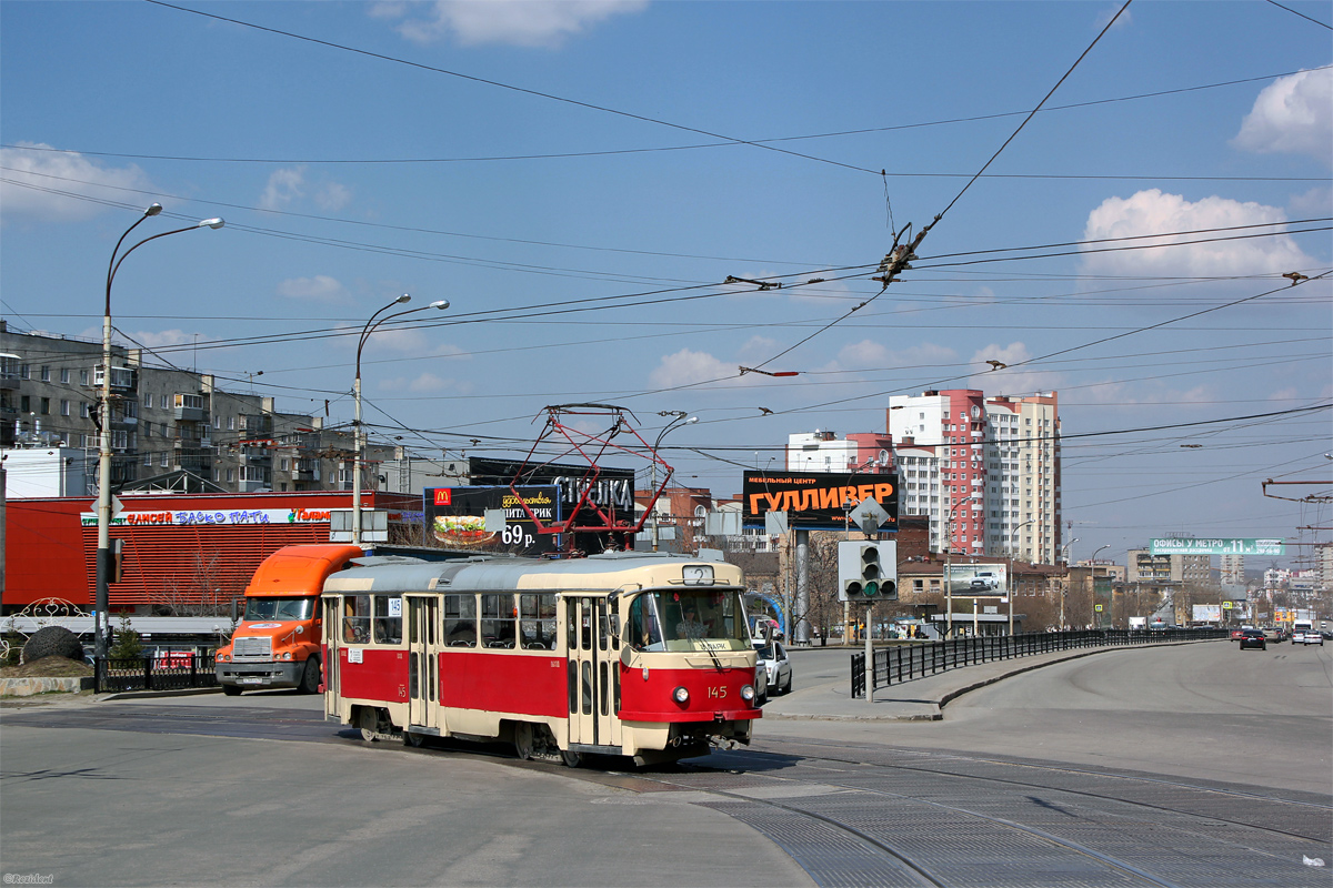 Екатеринбург, Tatra T3SU № 145