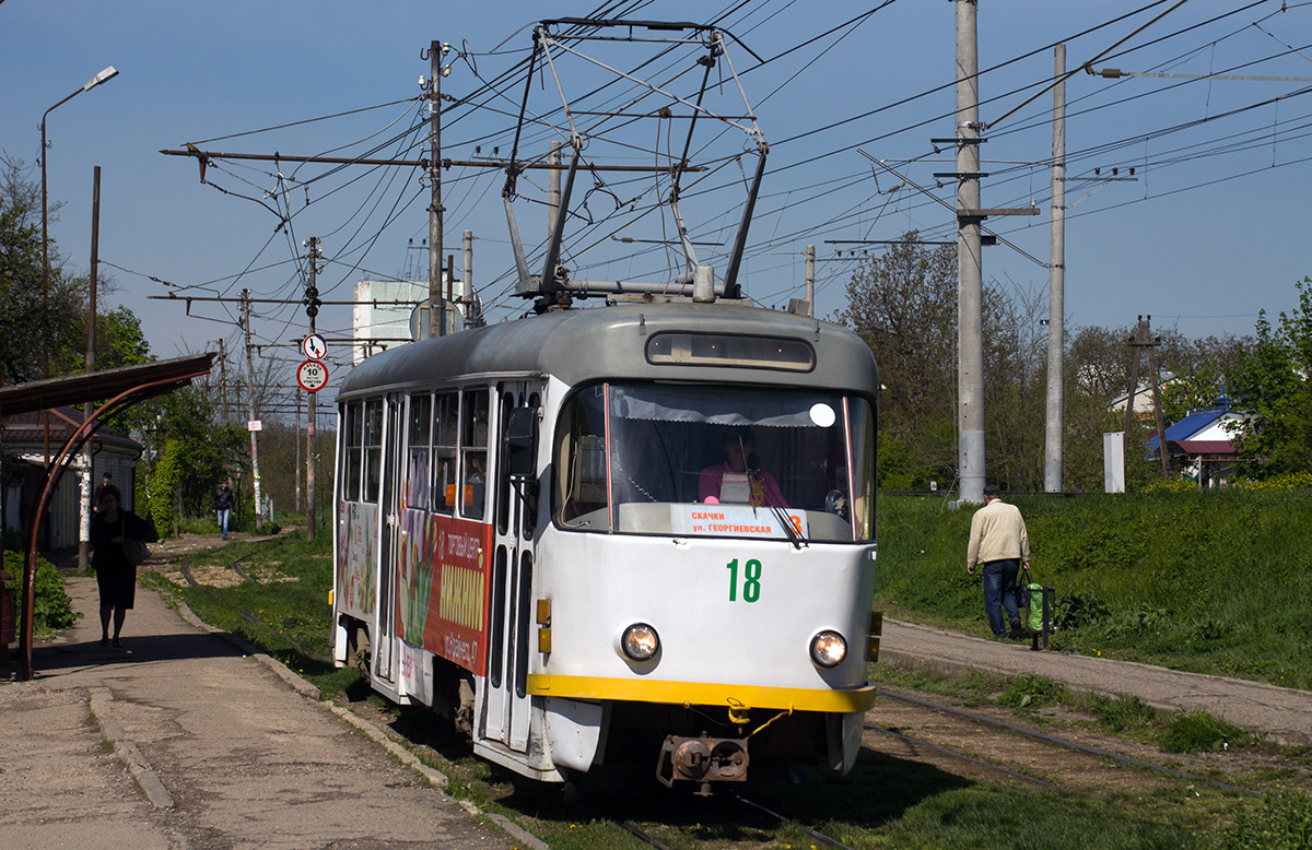 Pyatigorsk, Tatra T4D # 18