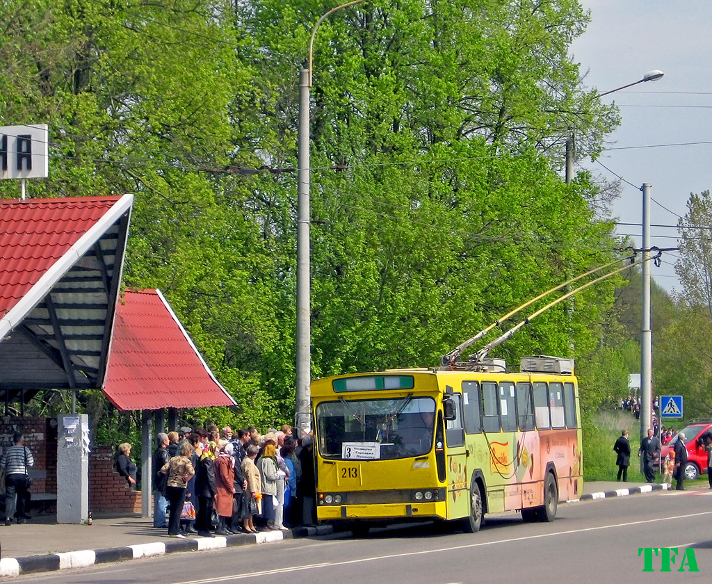 Lutsk, Jelcz/KPNA PR110E # 213; Lutsk — Memorial Sunday, routes to Harazdzha