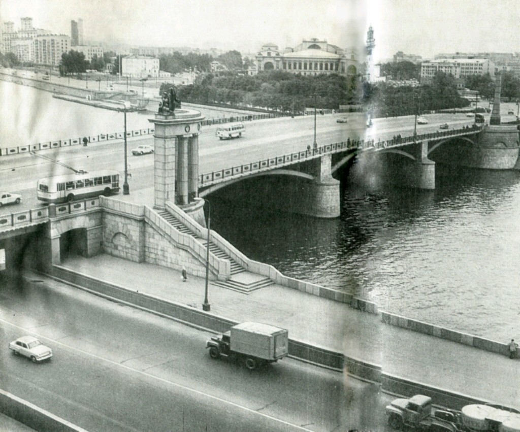 莫斯科 — Historical photos — Tramway and Trolleybus (1946-1991)