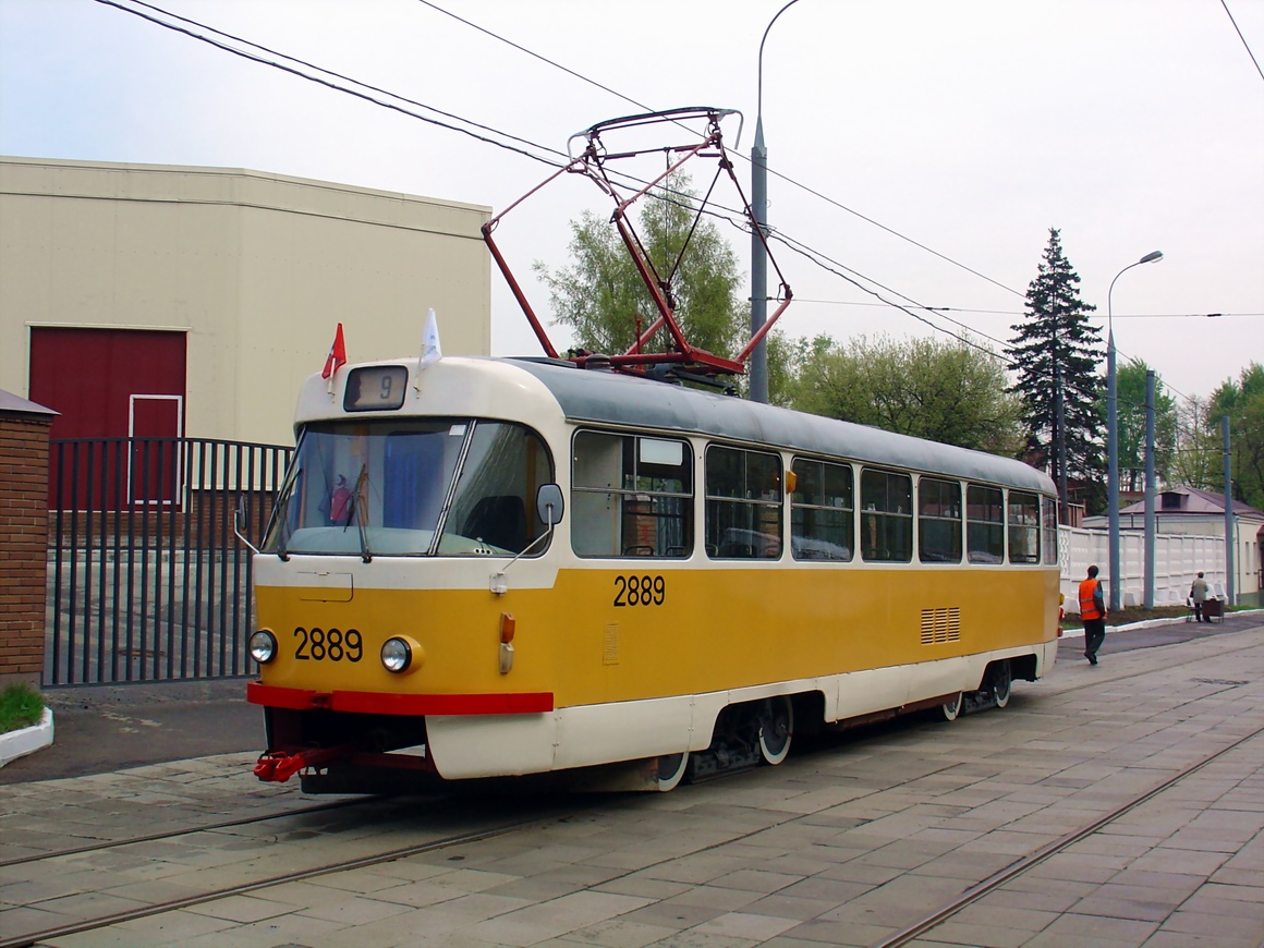 Moscou, Tatra T3SU N°. 2889