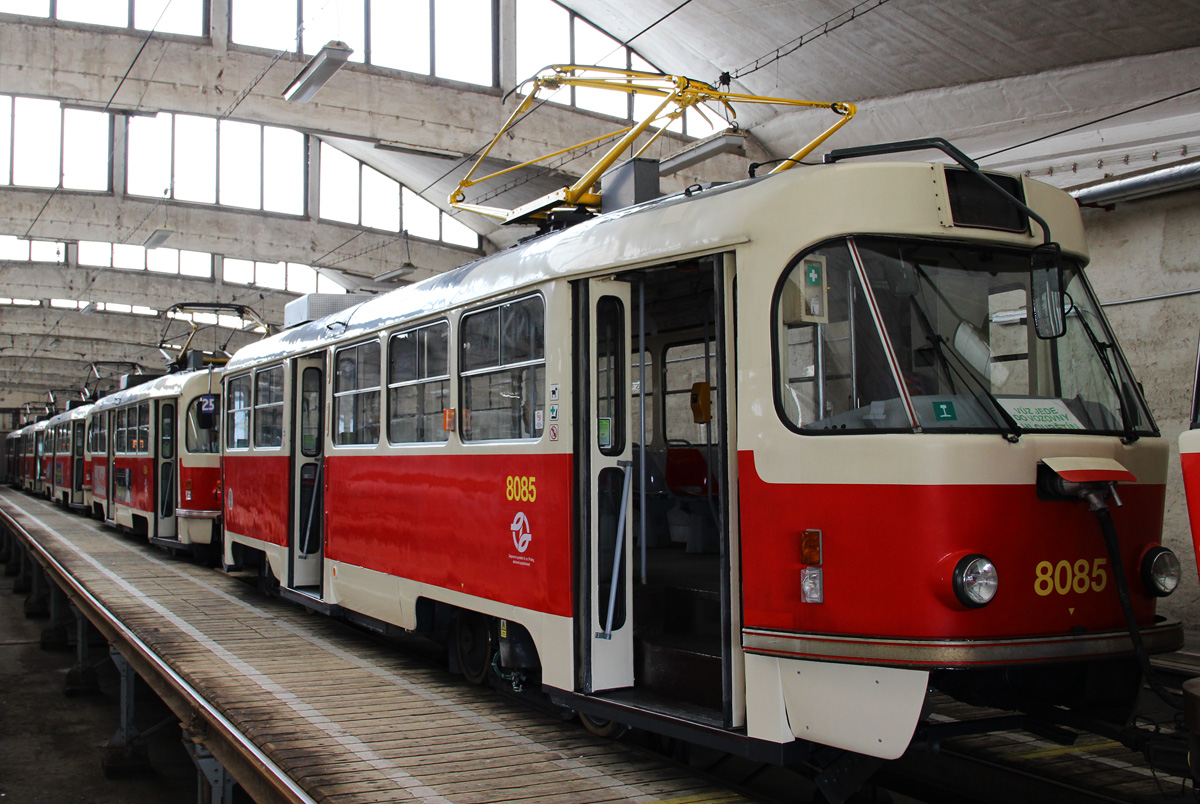 Прага, Tatra T3M № 8085; Прага — Трамвайные депо