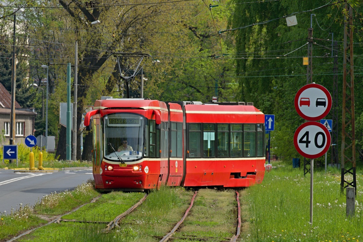 Силезские трамваи, Alstom 116Nd № 816