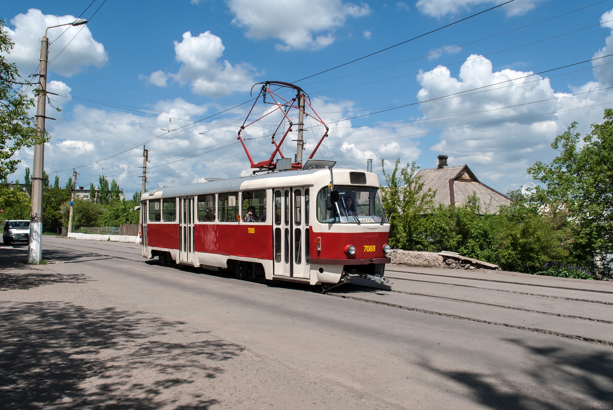 Дружковка, Tatra T3SUCS № 7088; Дружковка — Восстановлено движение трамваев до кольца «Посёлок машиностроителей»; Дружковка — Начало эксплуатации первого вагона Tatra T3SUCS