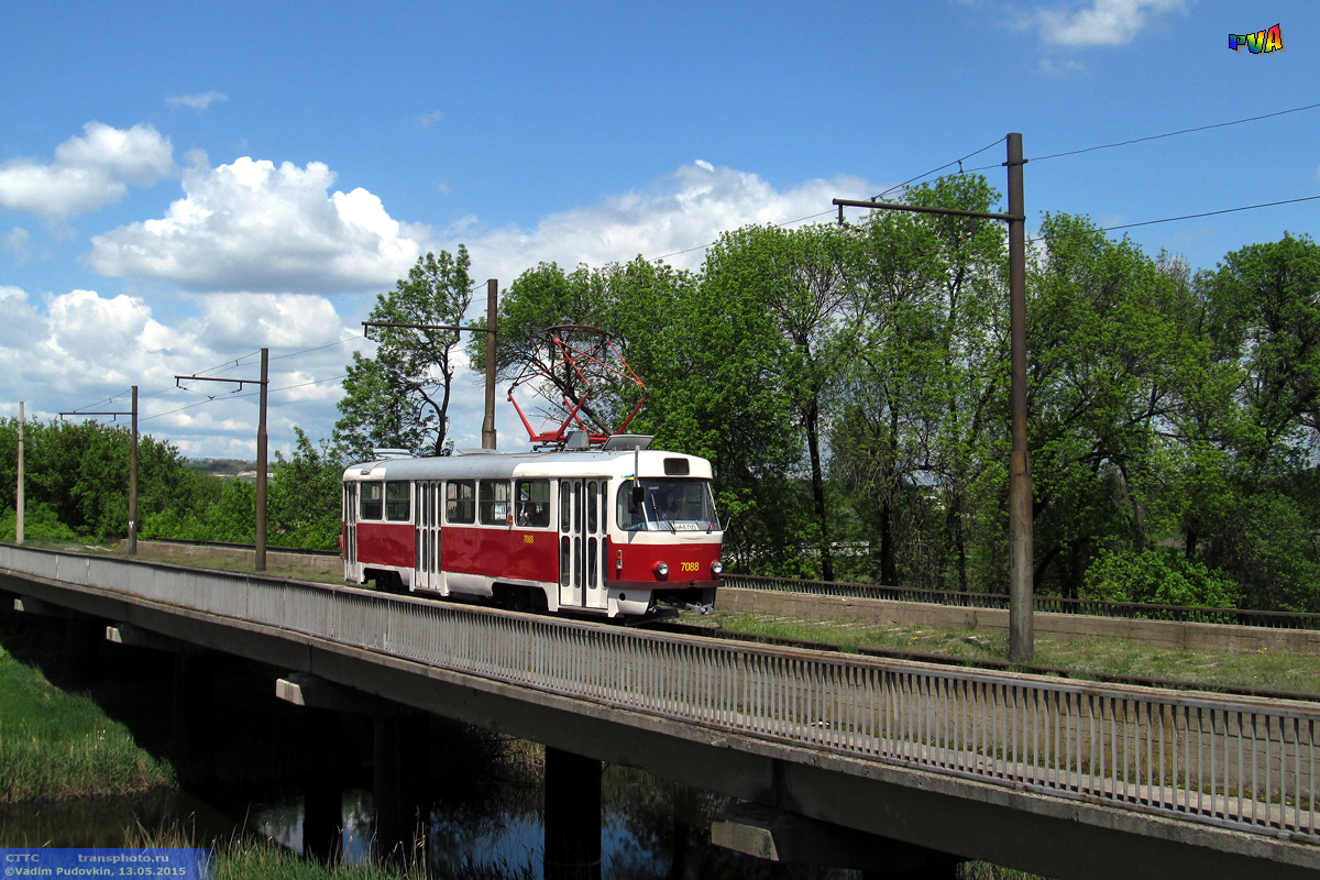 Druzhkivka, Tatra T3SUCS # 7088; Druzhkivka — Start of operation of the first Tatra T3SUCS