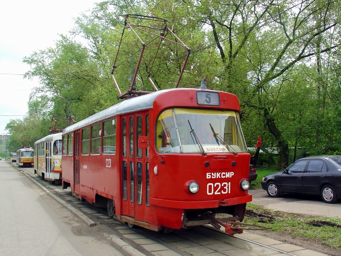 Москва, Tatra T3SU № 0231