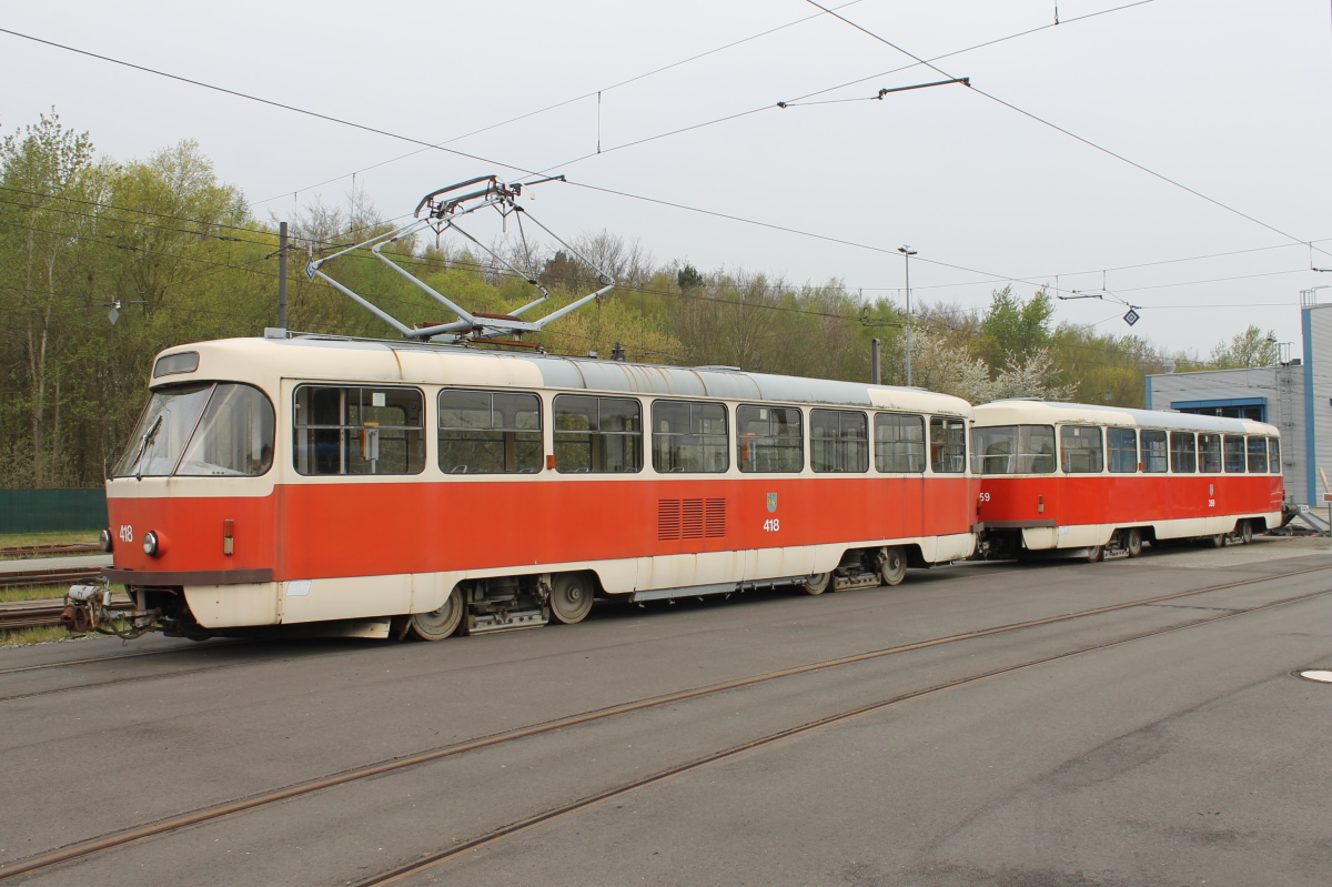Шверин, Tatra T3D № 418; Шверин, Tatra B3D № 359