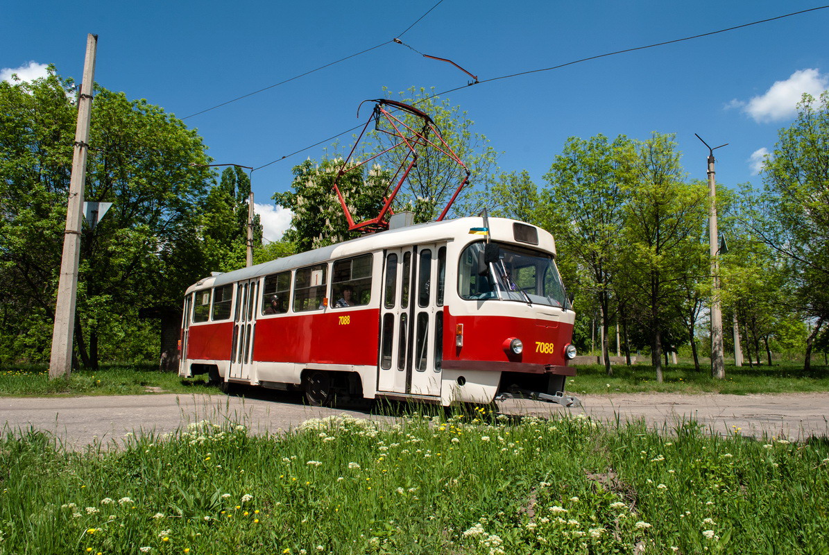 Дружковка, Tatra T3SUCS № 7088; Дружковка — Начало эксплуатации первого вагона Tatra T3SUCS