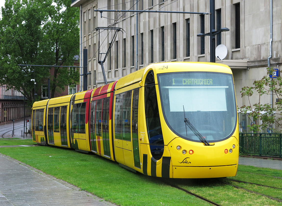 Mulhouse, Alstom Citadis 302 № 2024