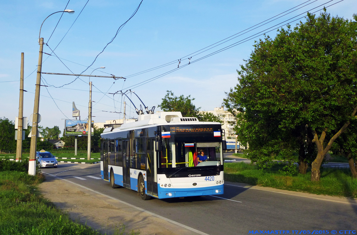 Crimean trolleybus, Bogdan T70115 № 4420