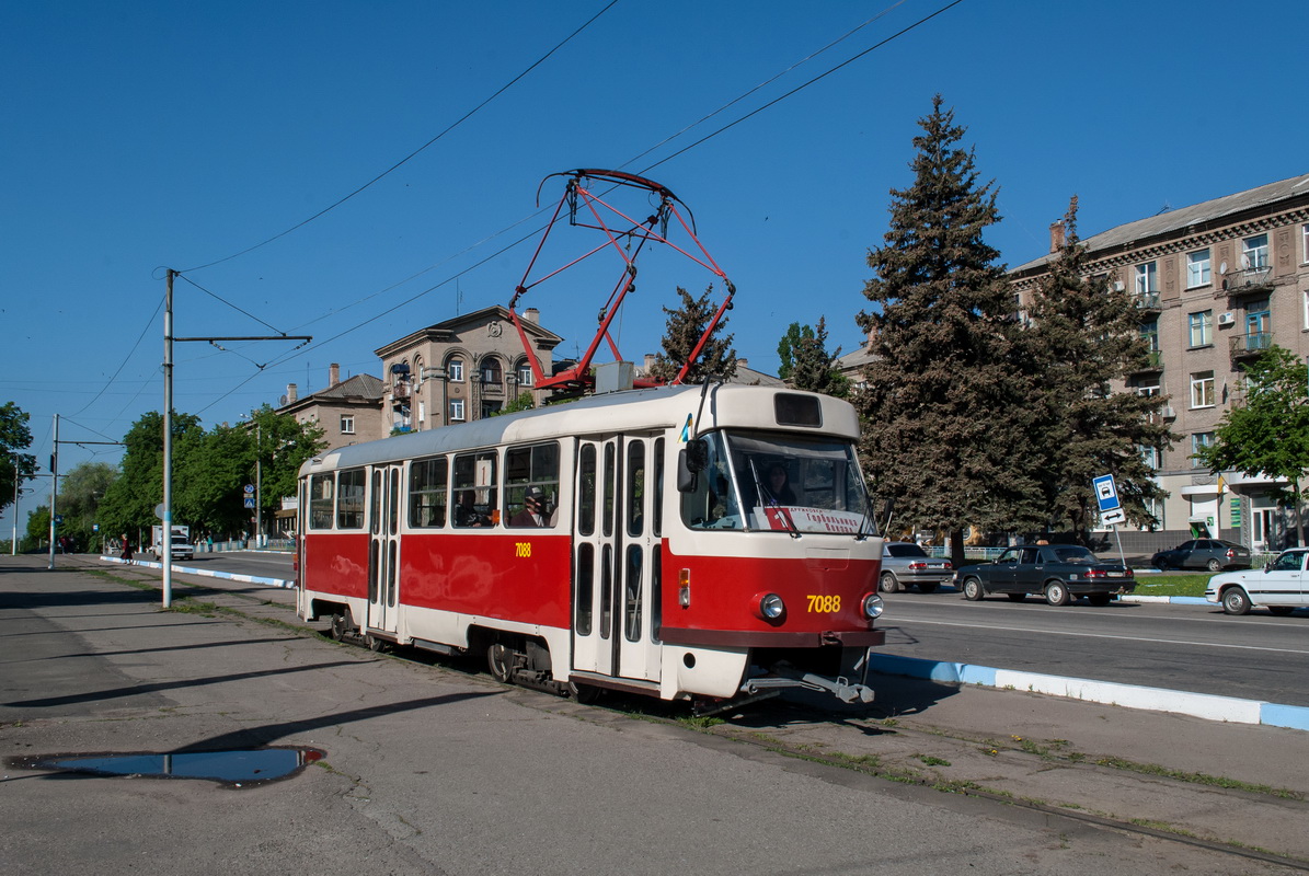 Druzhkivka, Tatra T3SUCS № 7088; Druzhkivka — Start of operation of the first Tatra T3SUCS