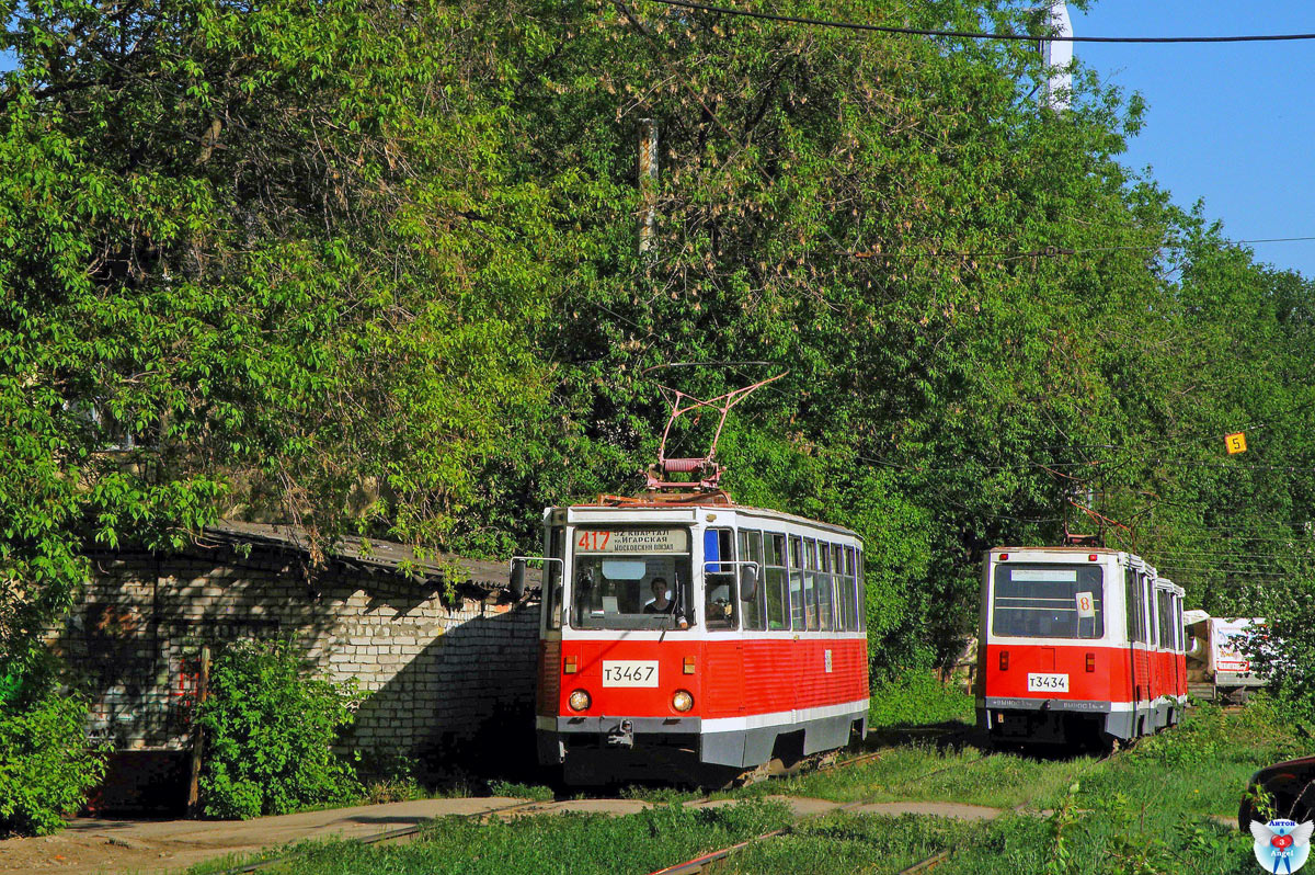 Nizhny Novgorod, 71-605A # 3467; Nizhny Novgorod, 71-605 (KTM-5M3) # 3434