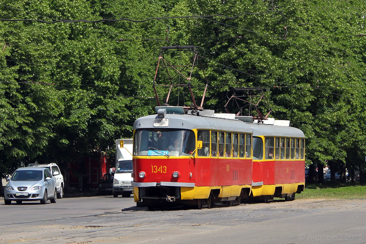 Dnipro, Tatra T3SU # 1343