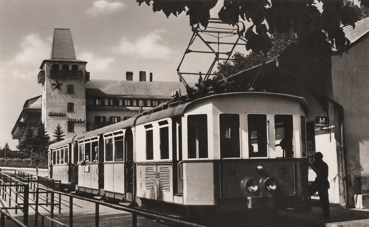 Будапешт, Зубчатый электровоз Ganz № 36; Будапешт — Старые фотографии