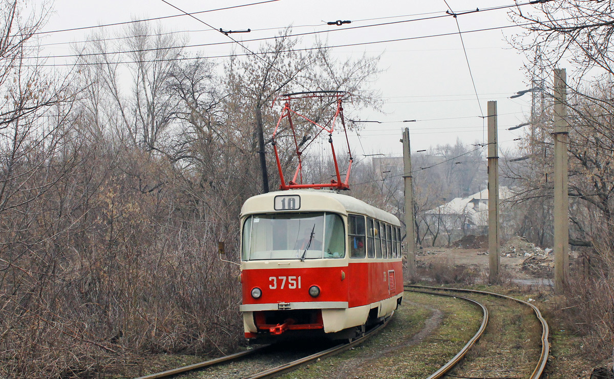 Donetsk, Tatra T3SU (2-door) № 3751