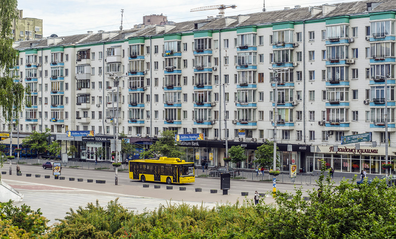 Киев — Троллейбусные линии: Центр, Печерск, Зверинец, Выдубичи