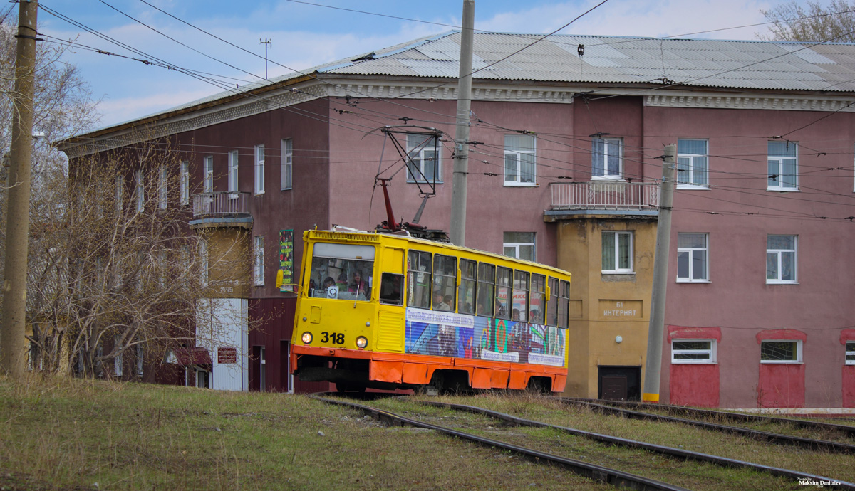 Prokopyevsk, 71-605 (KTM-5M3) č. 318