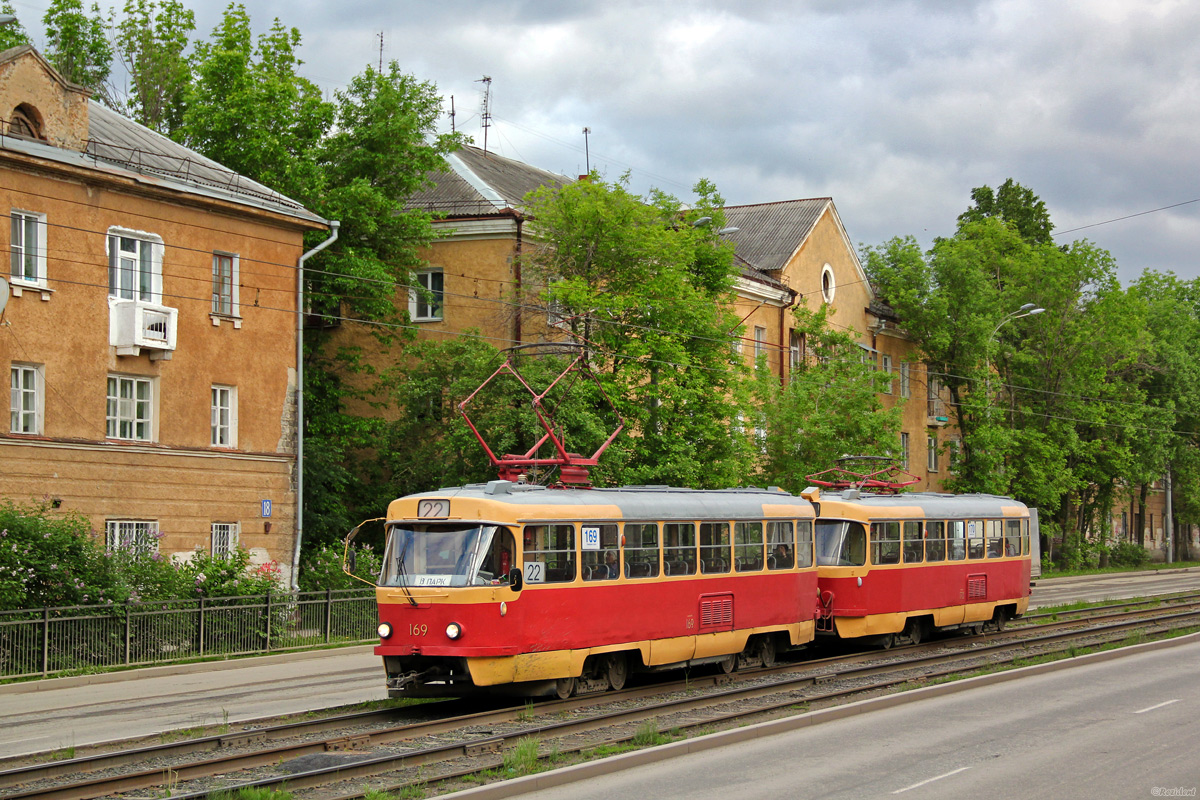 Yekaterinburg, Tatra T3SU № 169; Yekaterinburg, Tatra T3SU № 170