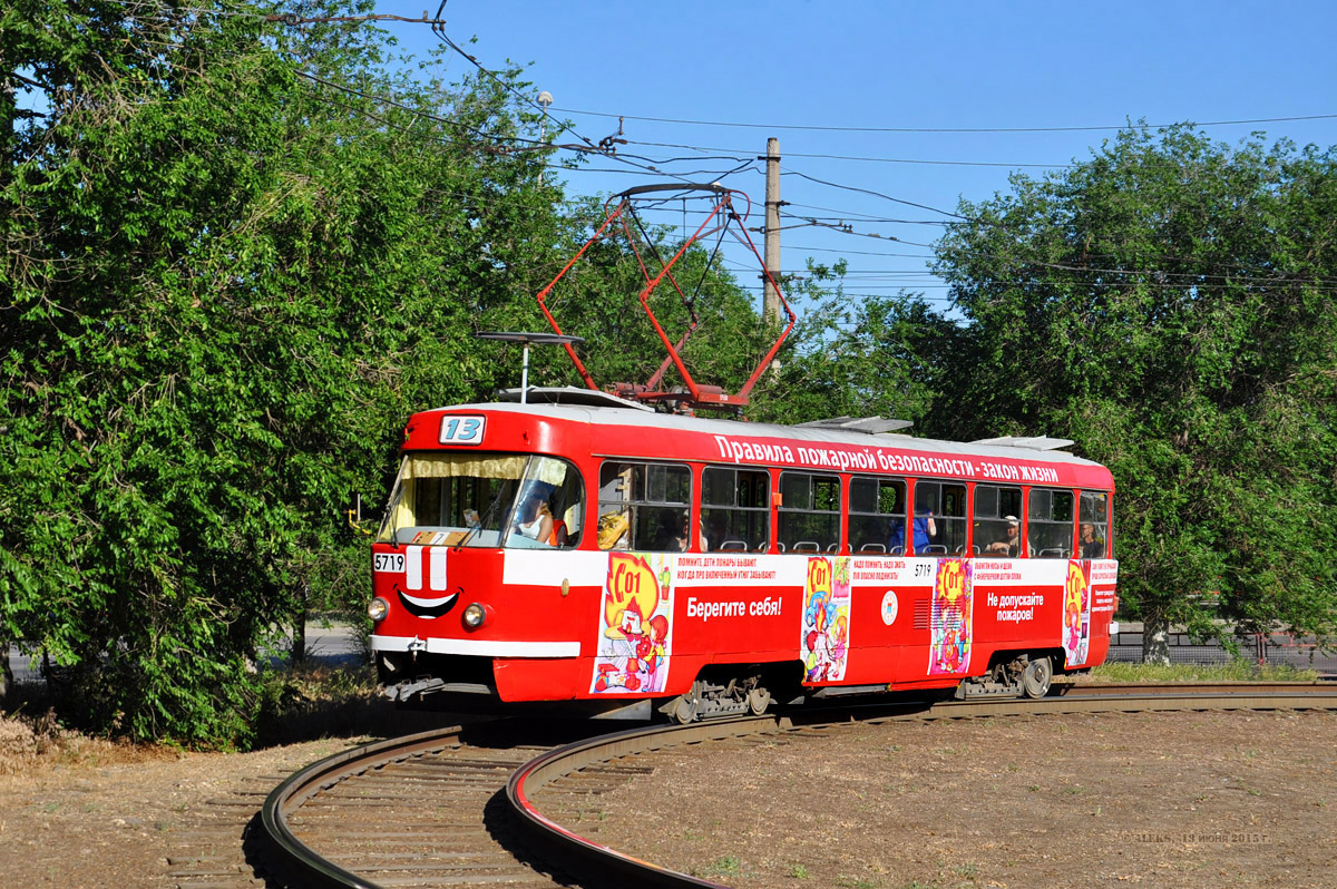 Volgograd, Tatra T3SU № 5719