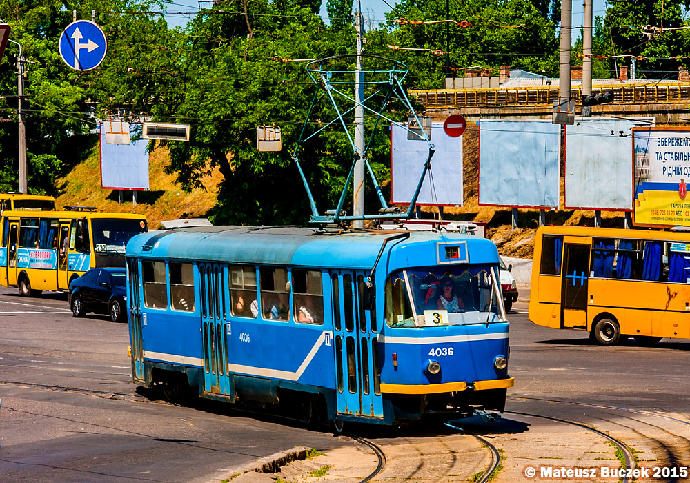 Odesa, Tatra T3R.P # 4036