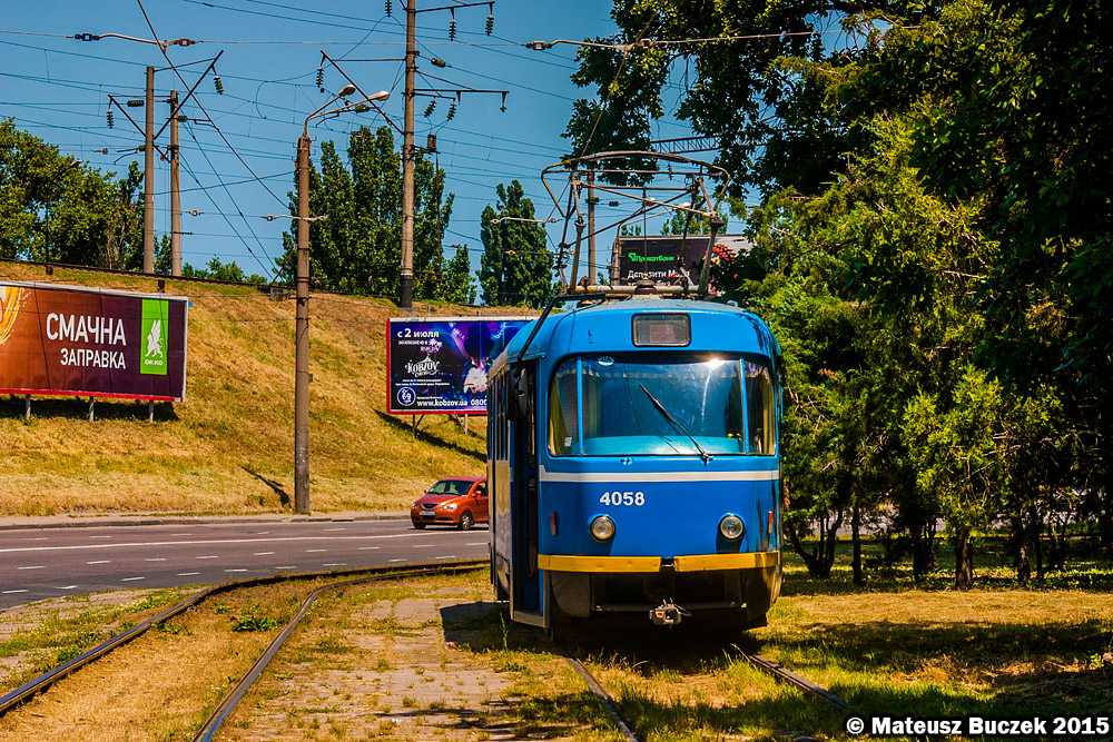 Odesa, Tatra T3R.P # 4058