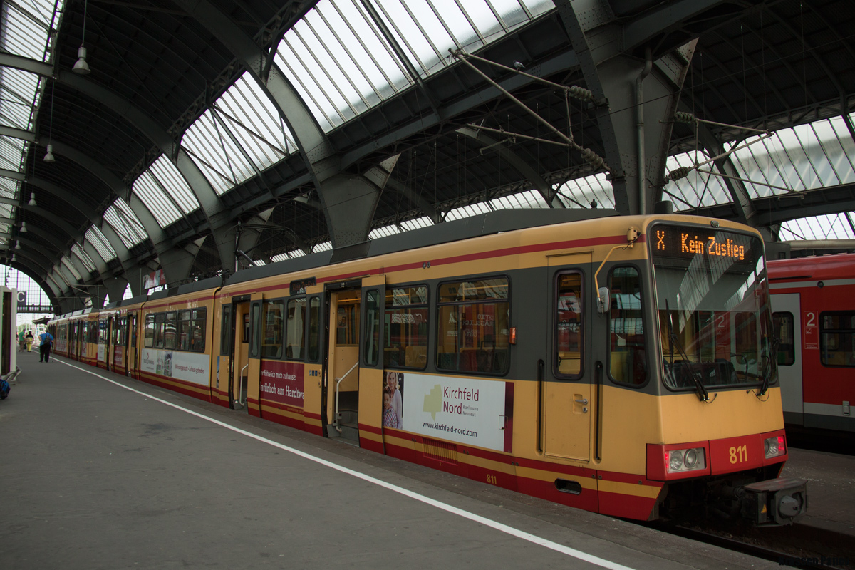 Karlsruhe, Duewag GT8-100C/2S — 811