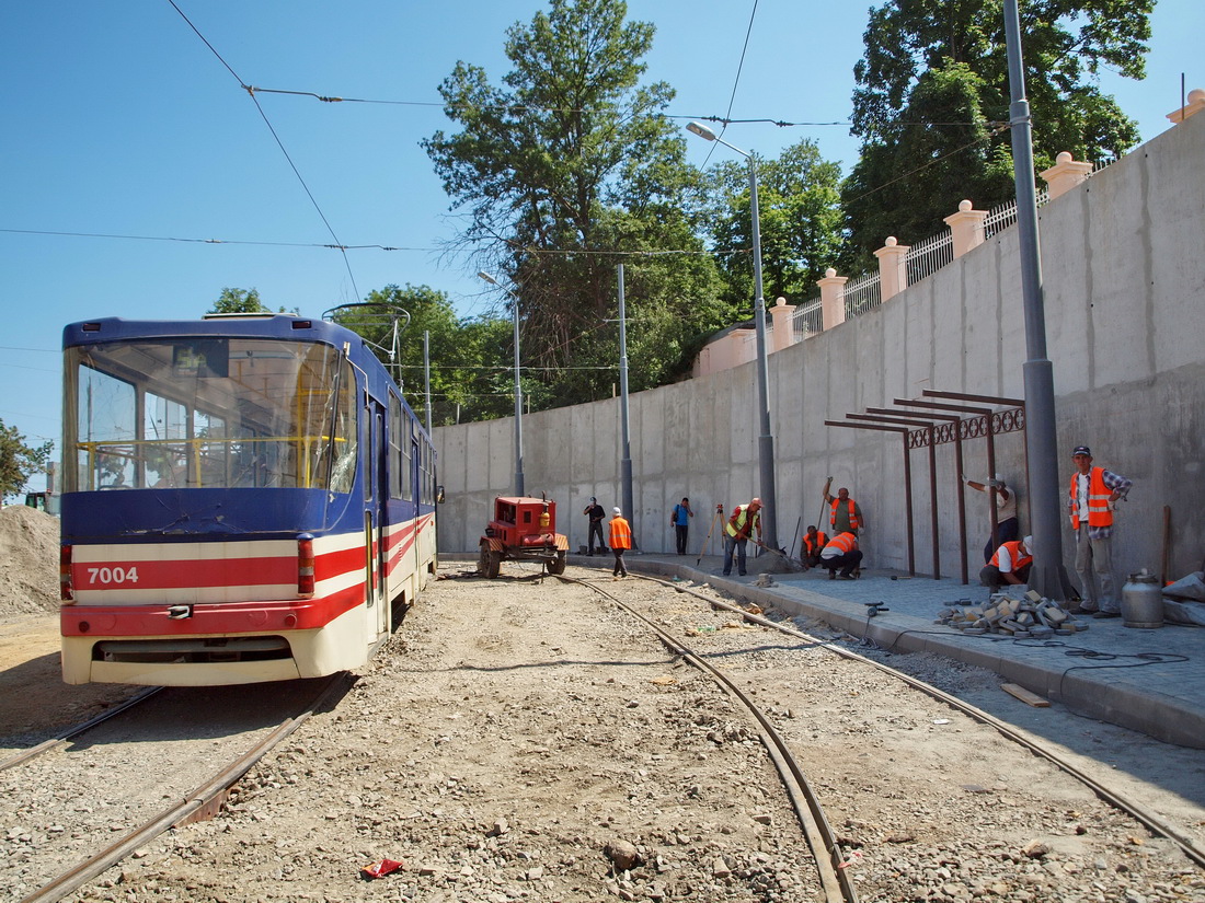 Odesa — 2015: Construction of a new Arkadiia tramway loop