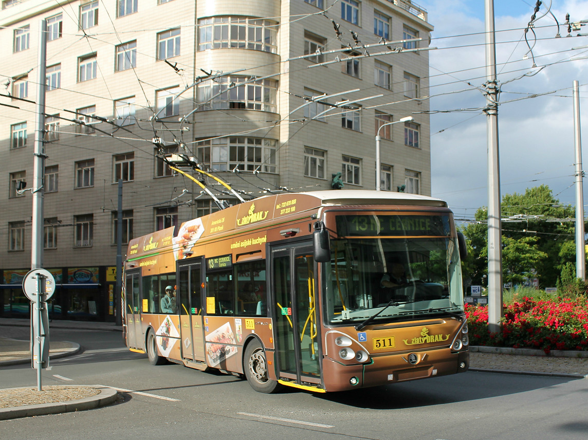 Plzeň, Škoda 24Tr Irisbus Citelis nr. 511