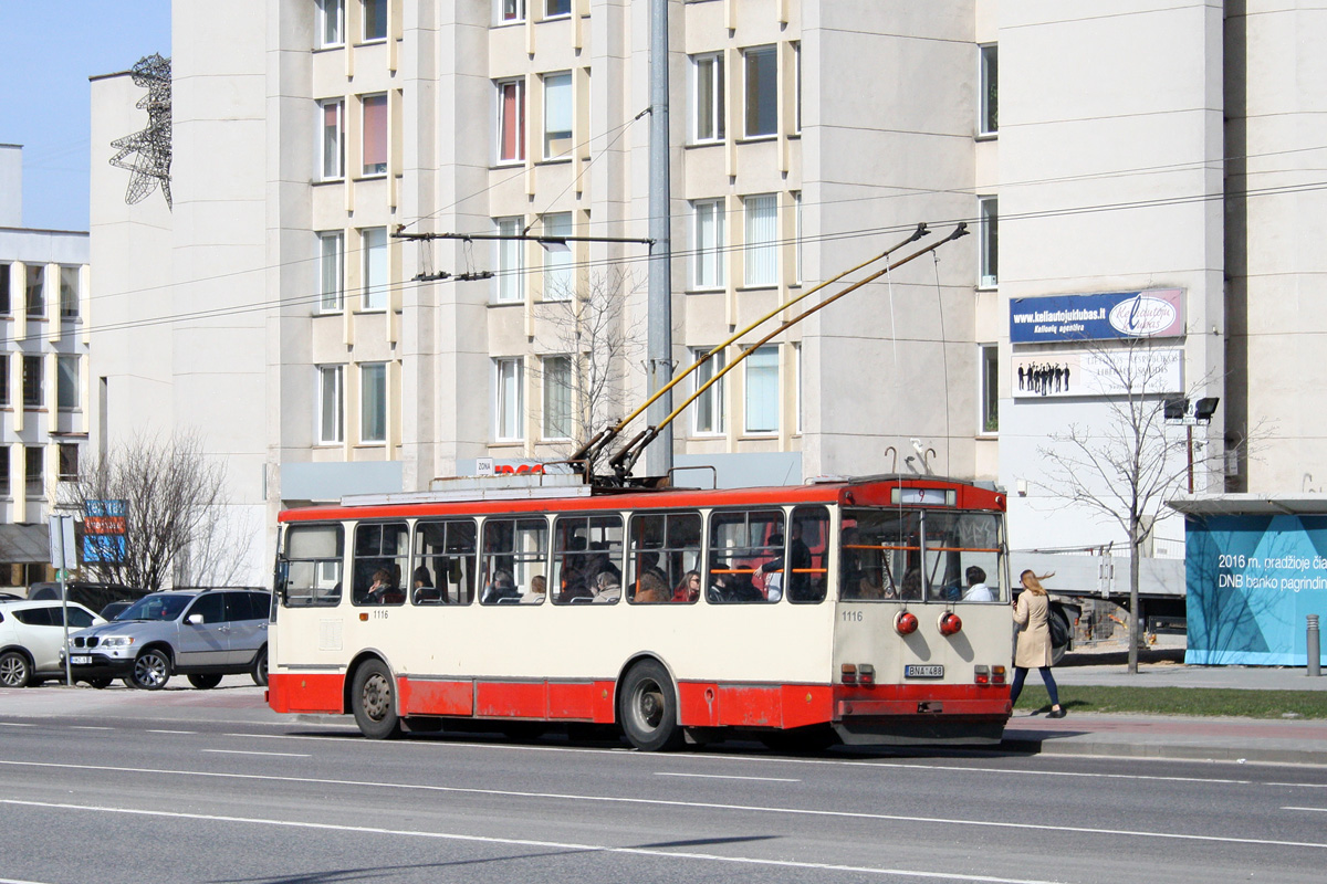 Вильнюс, Škoda 14Tr11/6 № 1116