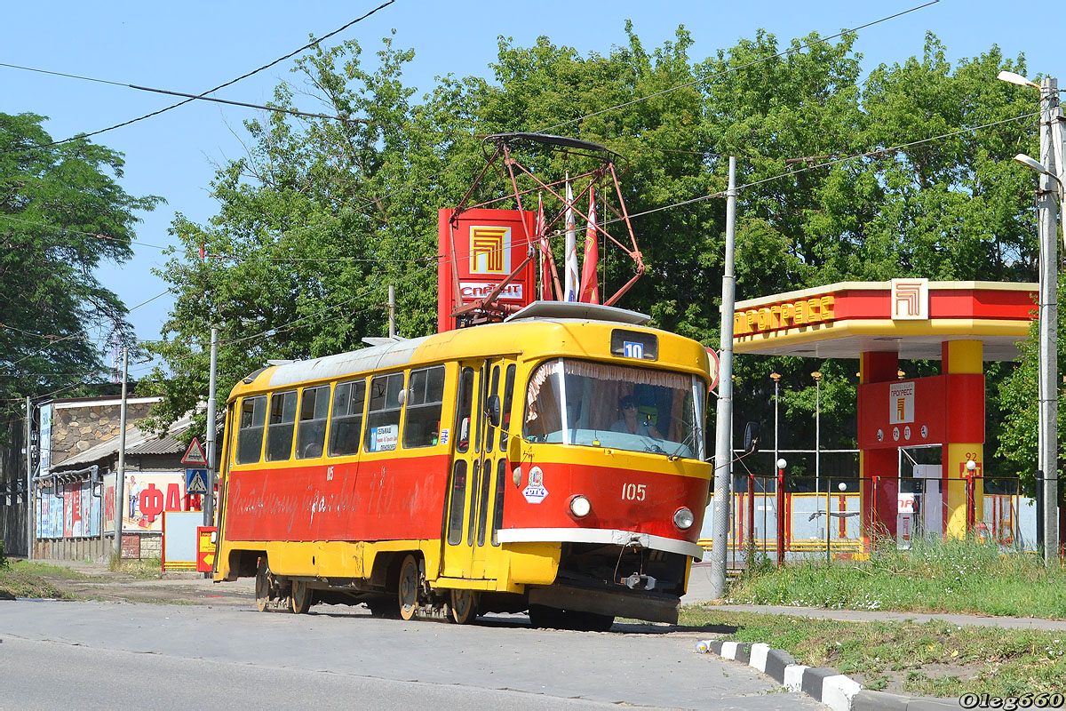 Rostov-na-Donu, Tatra T3SU (2-door) č. 105