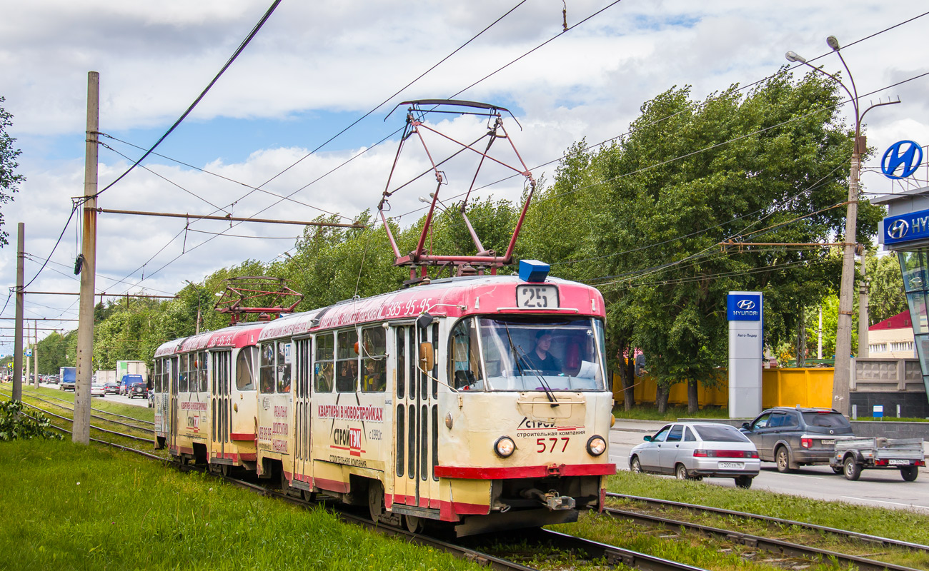 Екатеринбург, Tatra T3SU № 577