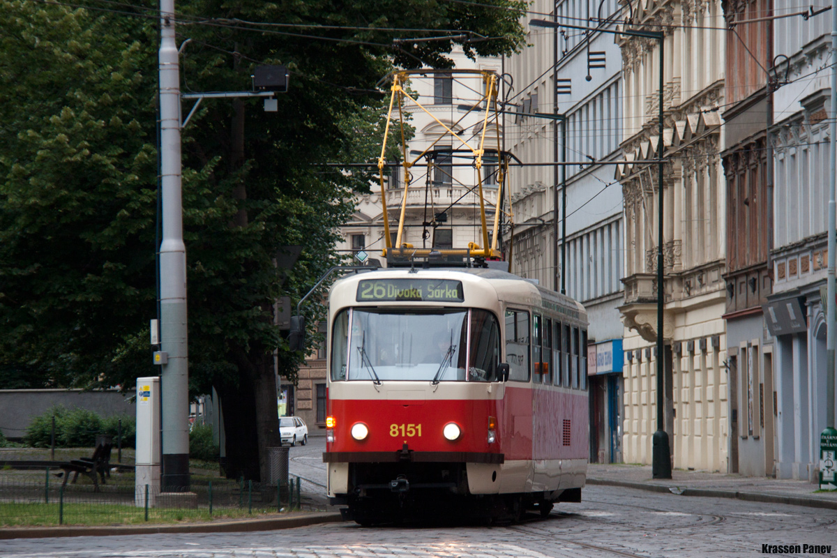 Prague, Tatra T3R.PV # 8151