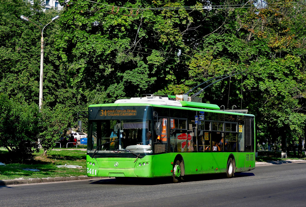 Kharkiv, LAZ E183A1 č. 3411